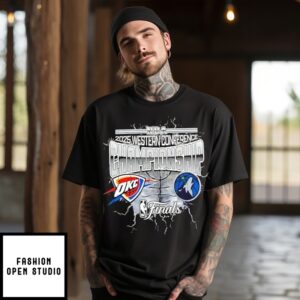 Oklahoma City Thunder Vs Timberwolves 2025 Conference Finals Matchup T-Shirt