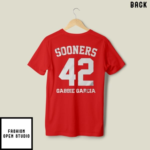 Oklahoma Softball Gabbie Garcia 42 T-Shirt