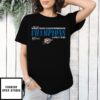 Oklahoma Thunder 2025 Western Conference Champions Basketball T-Shirt