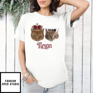 Paul Maurice Wearing Cat King Reign T-Shirt