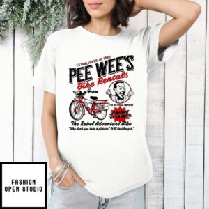 Pee Wee Herman Bike Rentals The Rebel Adventure Bike T-Shirt