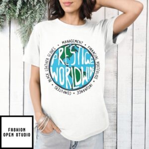 Prestige Worldwide – Weiß Essential T-Shirt