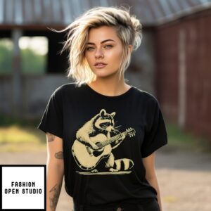 Raccoon Guitar Vintage T-Shirt