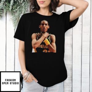 Reggie Miller Indiana Pacers Choke Sign Knicks Spike Lee T-Shirt