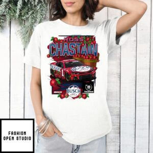 Ross Chastain 2025 Busch Light Apple Racing T-Shirt