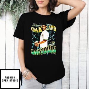 Sacramento Baseball Tupac From Oakland Athletics To Sactown Vintage T-Shirt