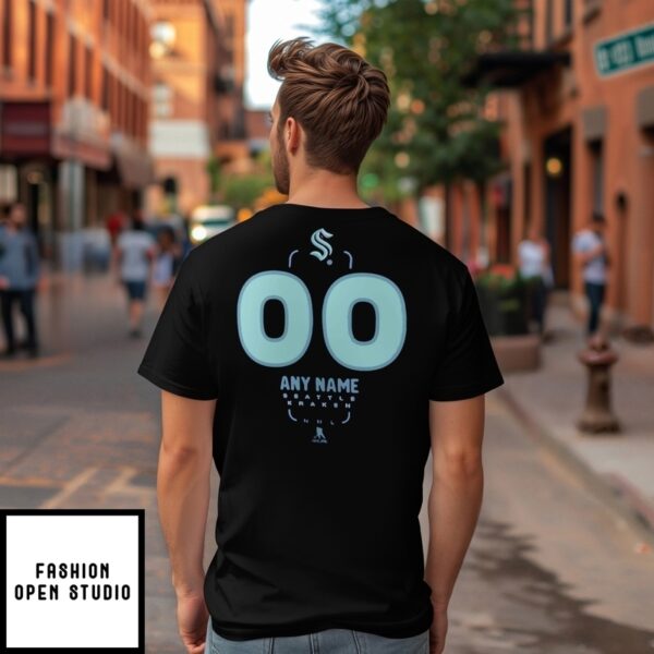 Seattle Kraken Personalized Name & Number Midfielder T-Shirt