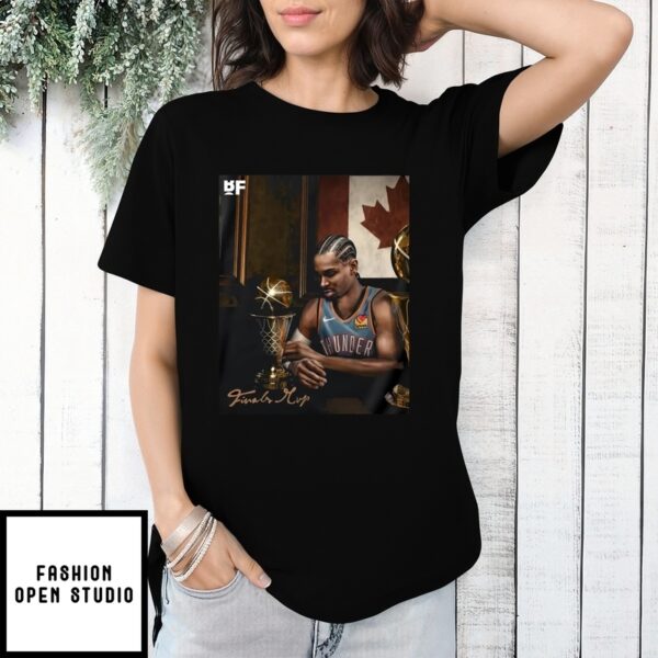 Shai Gilgeous-Alexander 2025 Nba Finals Mvp T-Shirt