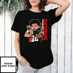 Shedeur Sanders Player Cleveland Browns Caricature T-Shirt