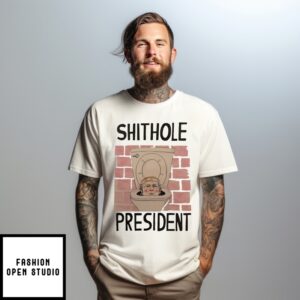 Shithouse President Donald Trump Paint T-Shirt