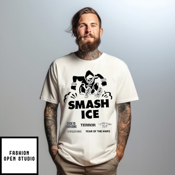 Smash Ice Stick To Your Guns Year Of The Knife T-Shirt