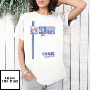 Sonic The Hedgehog Trio Panel Retro T-Shirt