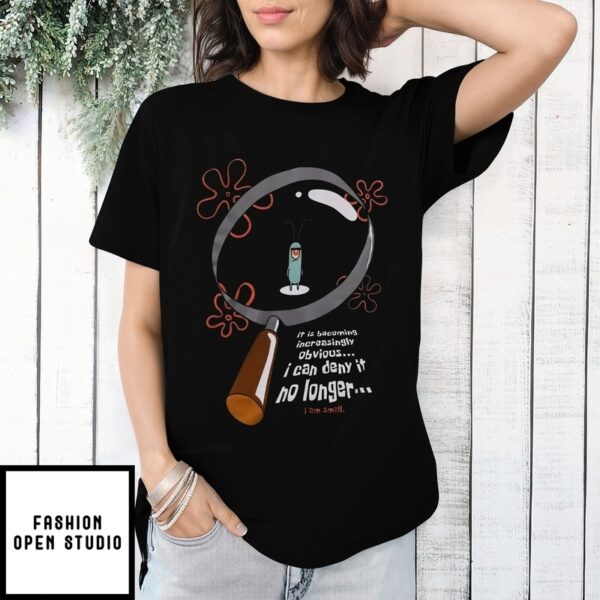 Spongebob Squarepants Plankton Magnifying Glass T-Shirt