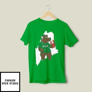 State Of Maine Bear Section T-Shirt