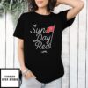 Sun Day Red 15 Bay Flag T-Shirt