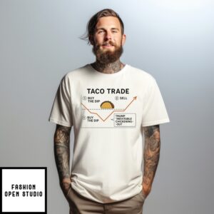 Taco Trade Buy The Dip Sell Buy The Dip Trump Inevitable Chickening Out T-Shirt