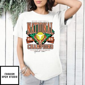 Texas Longhorns 2025 Ncaa Softball Women’S College World Series Champions Hook Em T-Shirt