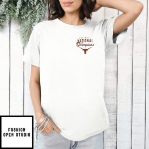 Texas Longhorns 2025 Ncaa Softball Women’S College World Series Champions Logo T-Shirt
