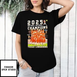 Texas Longhorns 2025 Softball Nation Women’S College World Series T-Shirt