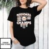 Texas Longhorns Ncaa Softball National Champions 2025 Schedule T-Shirt