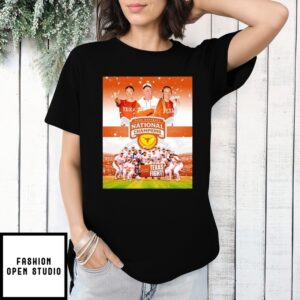 Texas Longhorns Softball 2025 National Champions Taxas Fight Poster T-Shirt