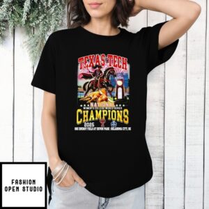 Texas Tech Red Raiders 2025 National Women’S College World Series Champions T-Shirt
