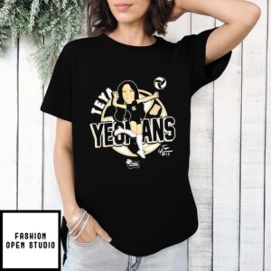Teya Yeomans Montana State Volleyball ’25 Caricature T-Shirt