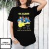 The Monkees 60 Years 1965 2025 Thank You For The Memories Signatures T-Shirt
