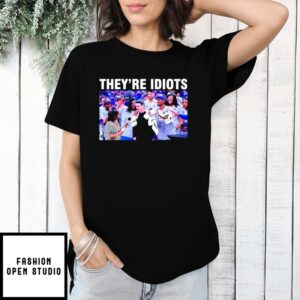 They Are Idiots Meme Okc Basketball Champions 2025 T-Shirt