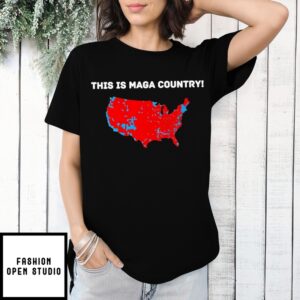 This Is Maga Country Trump Map Vote T-Shirt