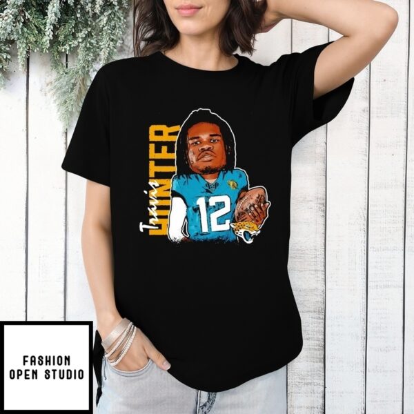 Travis Hunter Player Jacksonville Jaguars Caricature T-Shirt