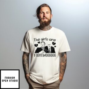 Trump Elon Musk The Girls Are Fighting T-Shirt