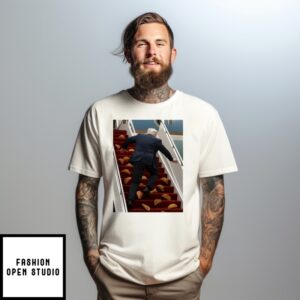 Trump Slipping On Air Force One Stairs With Tacos T-Shirt