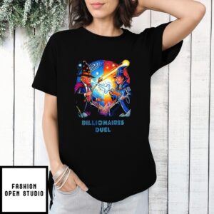 Trump Vs Musk Billionaire Duel Wizard T-Shirt