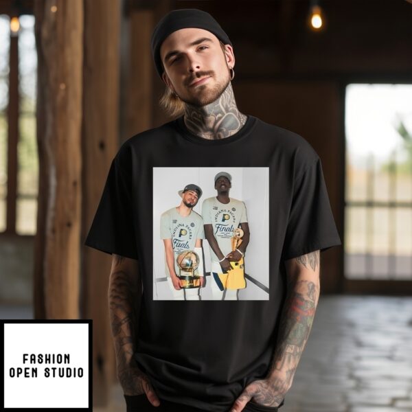 Tyrese Haliburton And Pascal Siakam Basketball Champions 2025 T-Shirt