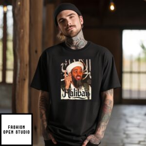 Tyrese Haliburton Osama Bin Laden Photo T-Shirt