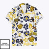 University Of California Berkeley Floral Button Down Hawaiian Shirt
