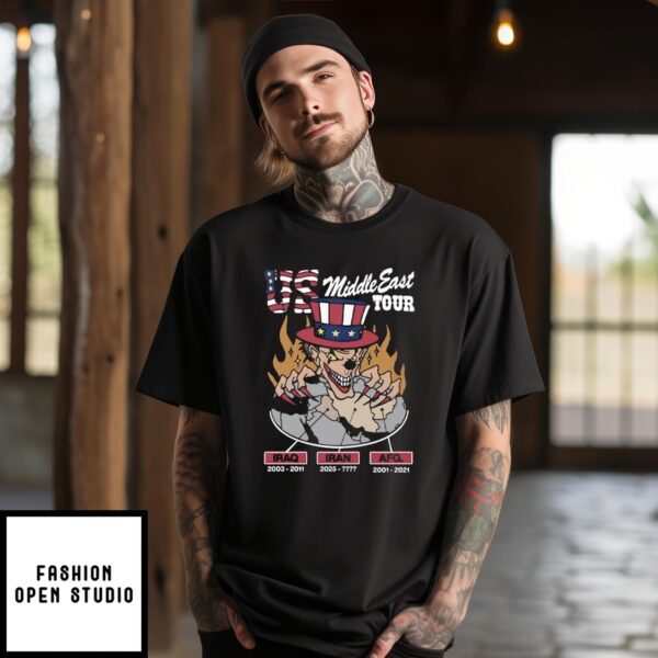 Us Middle East Tour Iraq Iran Afg T-Shirt
