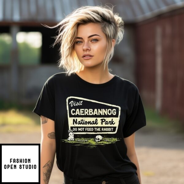 Visit Caerbannog National Park Do Not Feed The Rabbit Skull T-Shirt