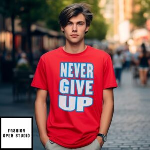 Wwe John Cena Last Time Is Now Never Give Up T-Shirt