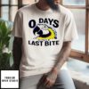 0 Days Since Last Bite Parrot Humor Nonprofit Attire T-Shirt 5