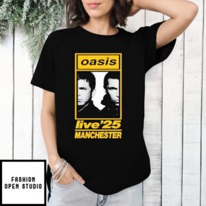 2025 Oasis Manchester Uk Concert T-Shirt