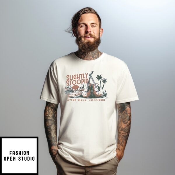 2025 Slightly Stoopid Acoustic Beach Athletic T-Shirt