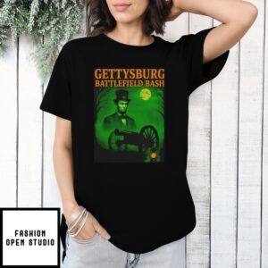 Abraham Lincoln Gettysburg Battlefield Bash T-Shirt