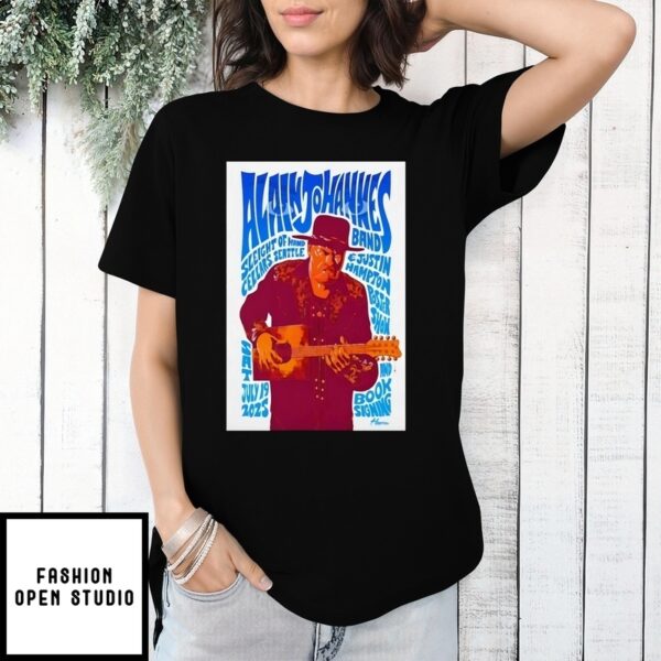 Alain Johannes Seattle Wa 7-19-2025 Poster T-Shirt