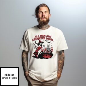 All Men Are Cremated Equal Halloween T-Shirt