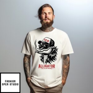 Alligator Alcatraz Smoking Anti Ice T-Shirt
