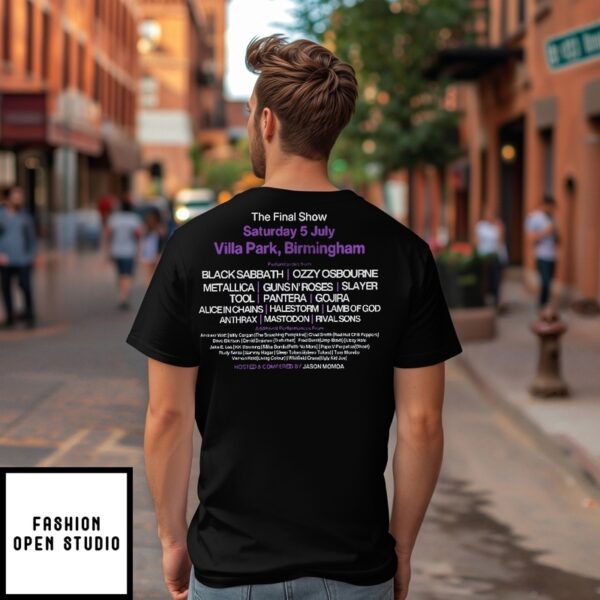 Back To The Beginning The Final Show Saturday 5 July 2025 Villa Park Birmingham T-Shirt