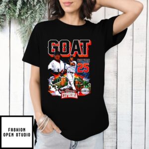 Barry Bonds 25 Goat San Francisco Giants Comic T-Shirt