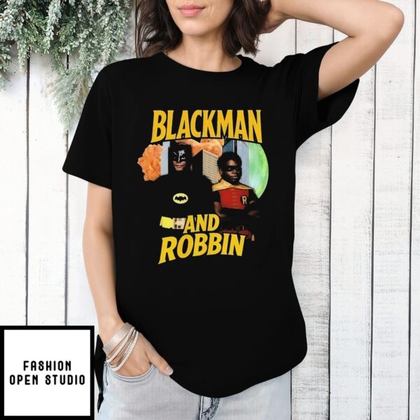 Batman Blackman And Robbin 9 11 T-Shirt
